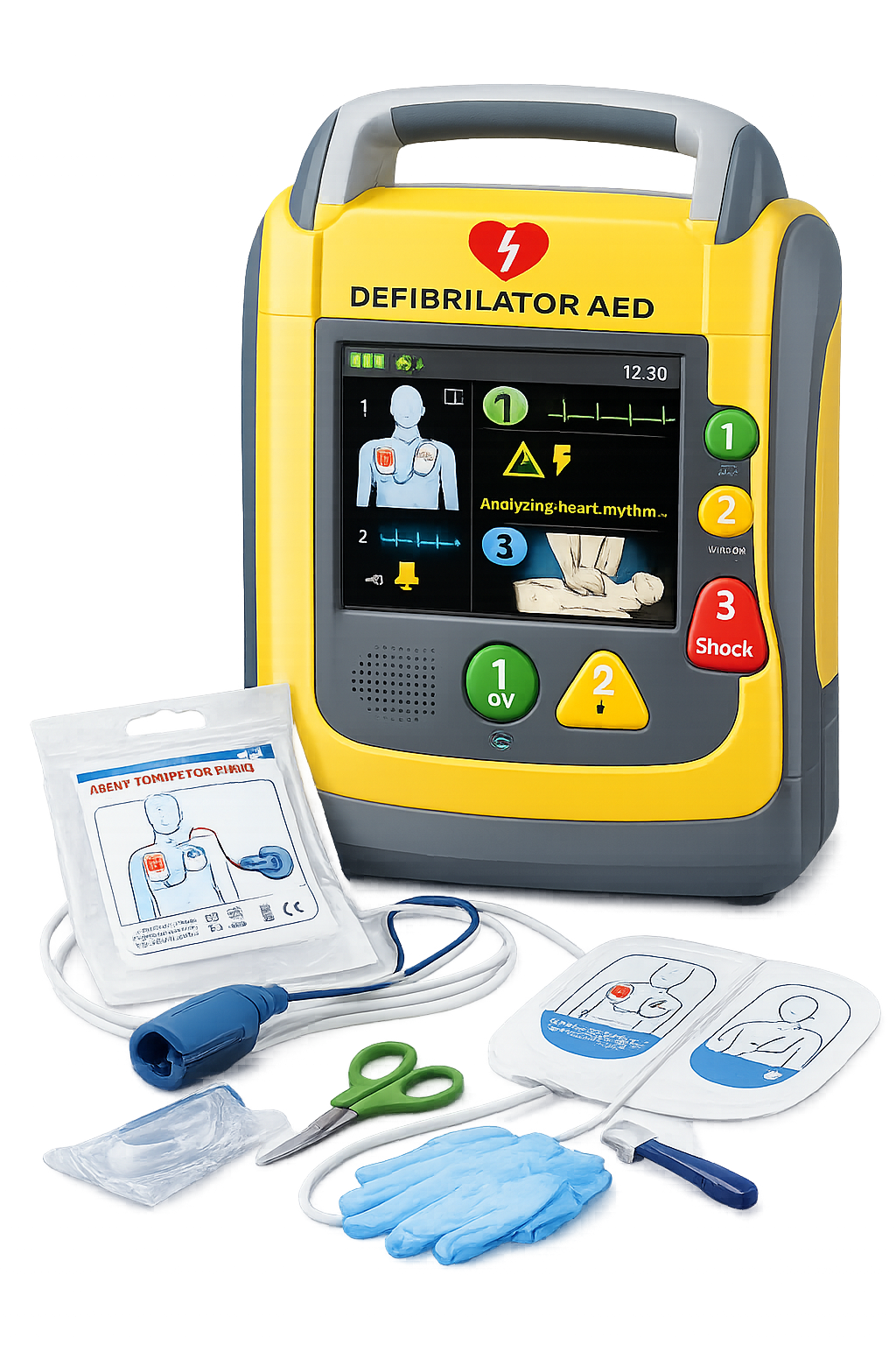Defibrilator extern automat (AED) profesional - Aparatură medicală - ROBENA TRADING